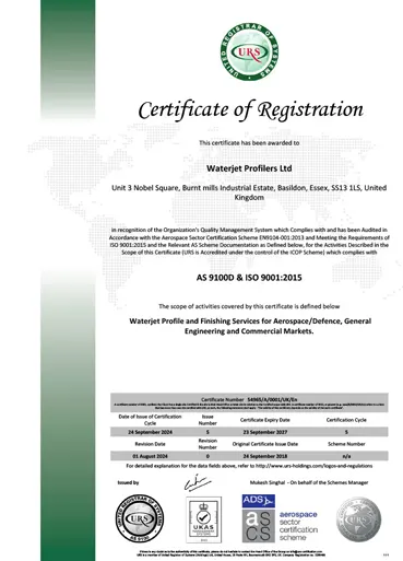 Waterjet Profilers Ltd